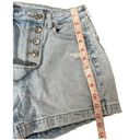 American Eagle  Mom Skort Light Wash High-Rise Distressed Women Size 00 - EUC Photo 9