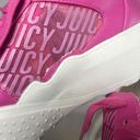 Juicy Couture  Sneakers Fashion Dyanna Size 8.5 Pink All Over Logo Barbie Pink Photo 13