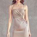 idem Ditto IDEM‎ DITTO Champagne Cut Out Slip Dress Size Medium Photo 2