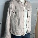 Dear John  Relaxed Annie Distressed Denim Jean Jacket Size Large Photo 10