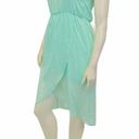 Everly  Mint Green spaghetti Stap High Low Dress Photo 2