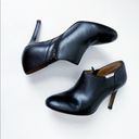 Coach  Almond Toe Black Leather Seneca Ankle Booties Size 9 Photo 5