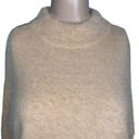 The Moon Sun and Womens Pullover Sweater Funnel Neck Fuzzy Long Sleeve Knit Beige XS Photo 2