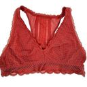 Aerie  Lightly Lined Lace Racerback Scallop Hem Bralette XL Photo 1