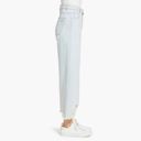 DL1961 Hepburn High Rise Destroyed Hem Wide Leg Jeans Photo 3