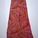 Cynthia Rowley  Womens tropical leaf print wide leg cropped pants size XS Photo 2