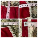 Victoria's Secret Victoria Secret Womens Red Crochet Trim High Rise Sleep Shorts Red S Photo 4