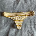 Rhythm . Trinidad Striped Bikini Set in Chartreuse Size Medium Photo 10