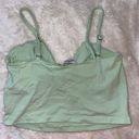 Hollister Green Crop Top Photo 1