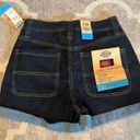 Dickies  denim jean shorts size 25 dark wash stretchy Photo 3