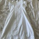 Denim Dress White Photo 1