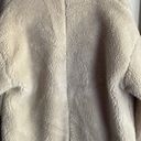 BCBGMAXAZRIA Willow Faux Fur Shearling Coat Ivory Photo 8