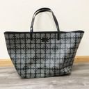 Kate Spade  Oversized Printed Tote Black & Gray Photo 1