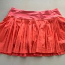 Lululemon Hot Pink/coral Pleated Skirt Photo 0