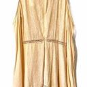 Love, Fire Boho Dress New Cream Cold Shoulder Bell Sleeves Medium Photo 1