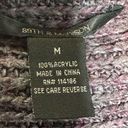 89th and Madison  Rainbow Marled Open Front Waterfall Cardigan Size Medium Photo 3