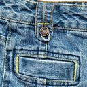 Old Navy Y2K  Jean Skirt Low Rise Ultra Mini Medium Wash Denim Flared Hem Grunge Photo 3