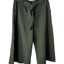 Sweaty Betty  Pants Womens XL Olive Green Wide Leg Enso Culottes New Photo 1