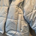 Celebrity Pink Pale Blue Puffer Jacket Photo 2