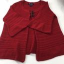 Denim & Co sweater jacket M Red Size M Photo 7