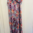 Floral Print Jumpsuit Purple Size XL Photo 11