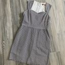 Harper  striped dress size L black and white Photo 0