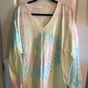 Spirit Jersey NWT  Las Vegas Sign Tie Dye Long Sleeve T Shirt Crew Womens Size L Photo 0