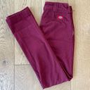 Dickies Maroon/Red Straight Leg  Photo 1