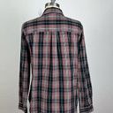 UGG  Pink & Black Plaid Button Down Flannel Photo 4