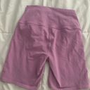 Alo Yoga Pink Biker Shorts Photo 1