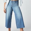 Free People NWOT  CRVY Counter Culture Low Rise Wide Leg Jeans in Dark Wash Photo 12