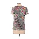 Christopher & Banks  Short Sleeve Blouse Women’s Size Small Multicolor Sheer Photo 1