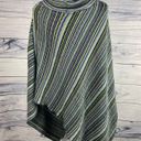 Big Buddha  Cowl Neck Poncho Sweater Womens One Size Knit Asymmetric Multicolor Photo 2