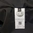 Versace  Coat Black Down with Cinched Belt Gold Medusa Waist Length Hooded Photo 6