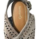 Baretraps  Ilene Perforated Block Heel Sandals Womens Shoes Grey Size 8 1… Photo 2