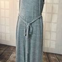 Gap  Grey knit casual Sleeveless tie waist Jumpsuit Size XXL Photo 4