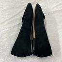 Tahari  Flats Esther Suede Grommet Detail studded Pointed Toe Black size 7.5 Photo 9