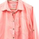 Mountain Hardwear  size‎ XL womens pink button up long sleeve blouse shirt top Photo 2