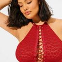 Torrid Red Strappy Bodysuit  Photo 2