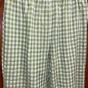 checkered wide leg pants Green Photo 1