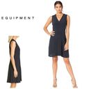 Equipment New.  black pleated dress. Normally $450. Size 2 Photo 1