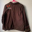 Christopher & Banks  Sweater Jacket Women Large Floral Button Up Granny Core Photo 1