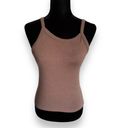 PacSun 5/$35       Contour Womens Tank Top Sz M Brown Seamless Longline Photo 6