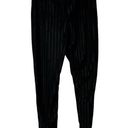 Pretty Little Thing  8 Black Striped Sheer Trouser Pants Work Straight High Rise Photo 1