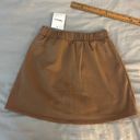 Forever 21 Active Skirt Tan, Front Slit Mini Skort Photo 11