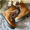 Qupid Brown Lace Up Convertible Boots Photo 0