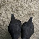 Anthropologie  Pied Juste Navette black suede wedges 7.5 Photo 4