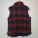 Harper  | Burgundy Flannel Vest‎ Photo 3