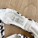 Aerie Super High Cut Cheekiest Bikini Bottom in White Black Leopard S NWT Photo 5