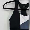 Anthropologie Allfenix Heidi Block Blue Sports Bra Racerback  Breathable Small Photo 3